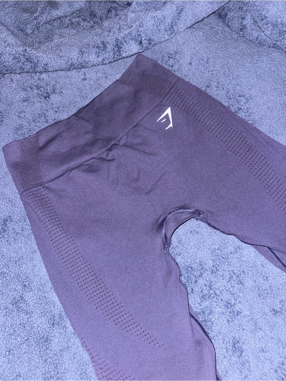 Gymshark Blue Seamless Leggings with Logo